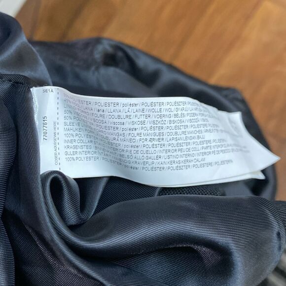 MNG Mango nwt black Blazer Jacket Long oversized - Picture 15 of 16